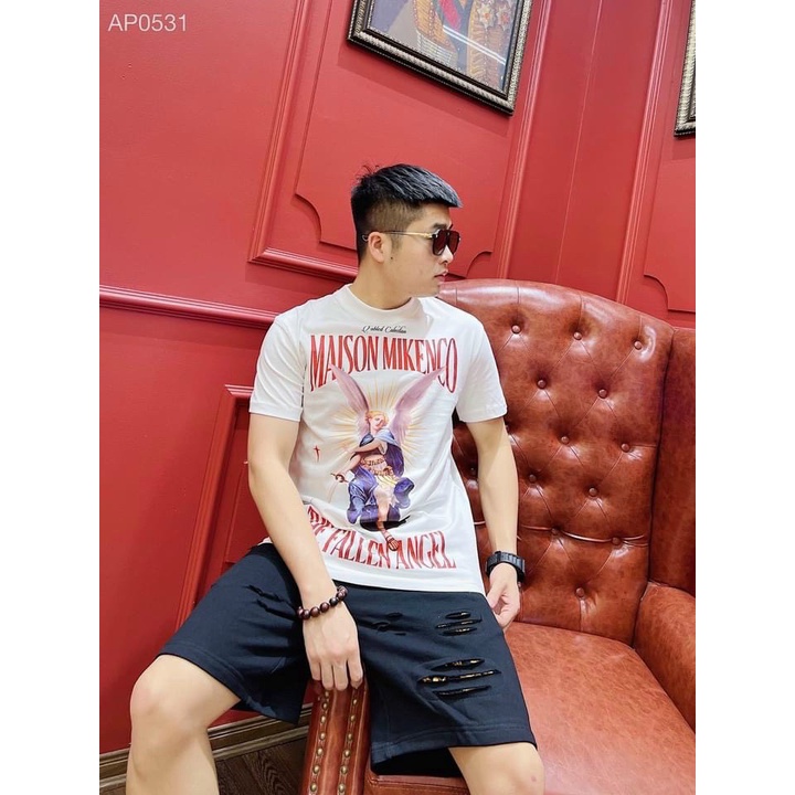 Áo phông nam cổ tròn MiKenCo hot hit giá rẻ