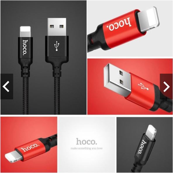 [Dây cáp sạc] - Sạc Hoco lightning - Iphone X14 dài 1m đến 2m cao cấp hỗ trợ sạc nhanh