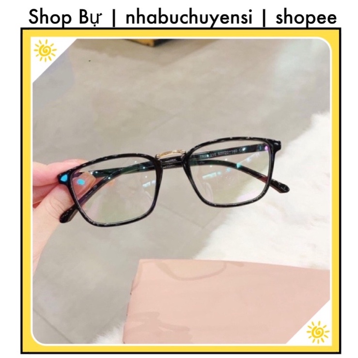 MẮT KÍNH GỌNG DẺO HÀN QUỐC ĐEN UNISEX - SHOP BỰ- MS210