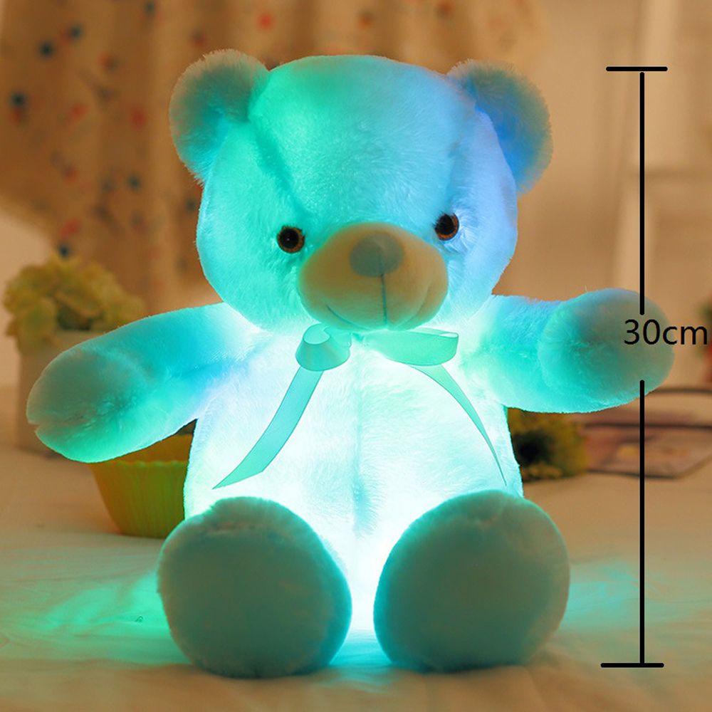 Gấu Teddy Nhồi Bông Có Đèn LED Phát Sáng Nhiều Màu Dễ Thương
