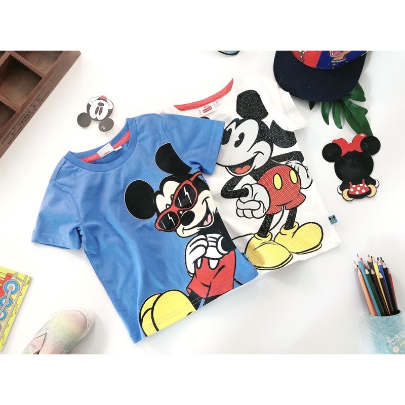 Áo phông Micky Disney xuất xịn bé trai