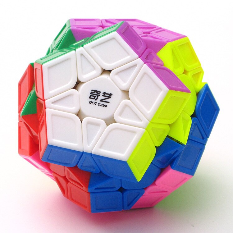 Rubik Megaminx Qiyi Stickerless - Rubik 12 Mặt Khối Lập Phương Phát Triển IQ