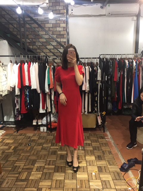 Đầm đuôi cá tay nơ vnxk