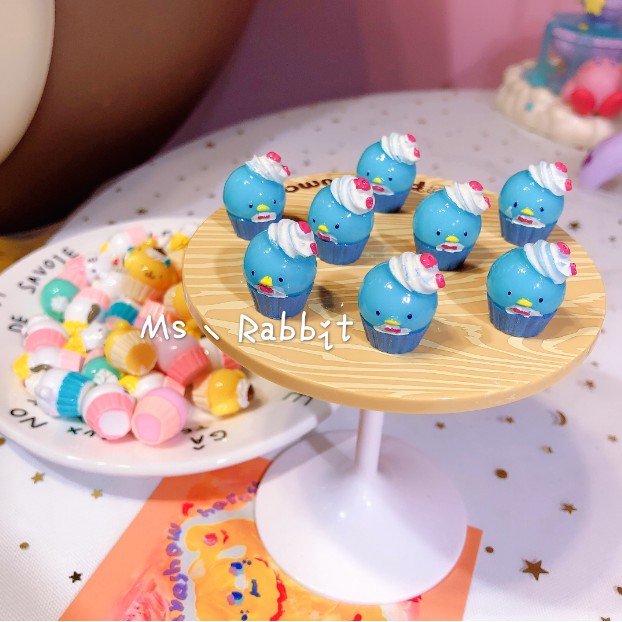 Charm Bánh cupcake siêu siêu xinh B56/ Nguyên liệu làm slime resin trang trí