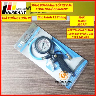 Súng bơm lốp xe ☘ freeship ☘ đồng hồ dầu ☘ áp lực cao ☘ meifeng ☘ trường giang