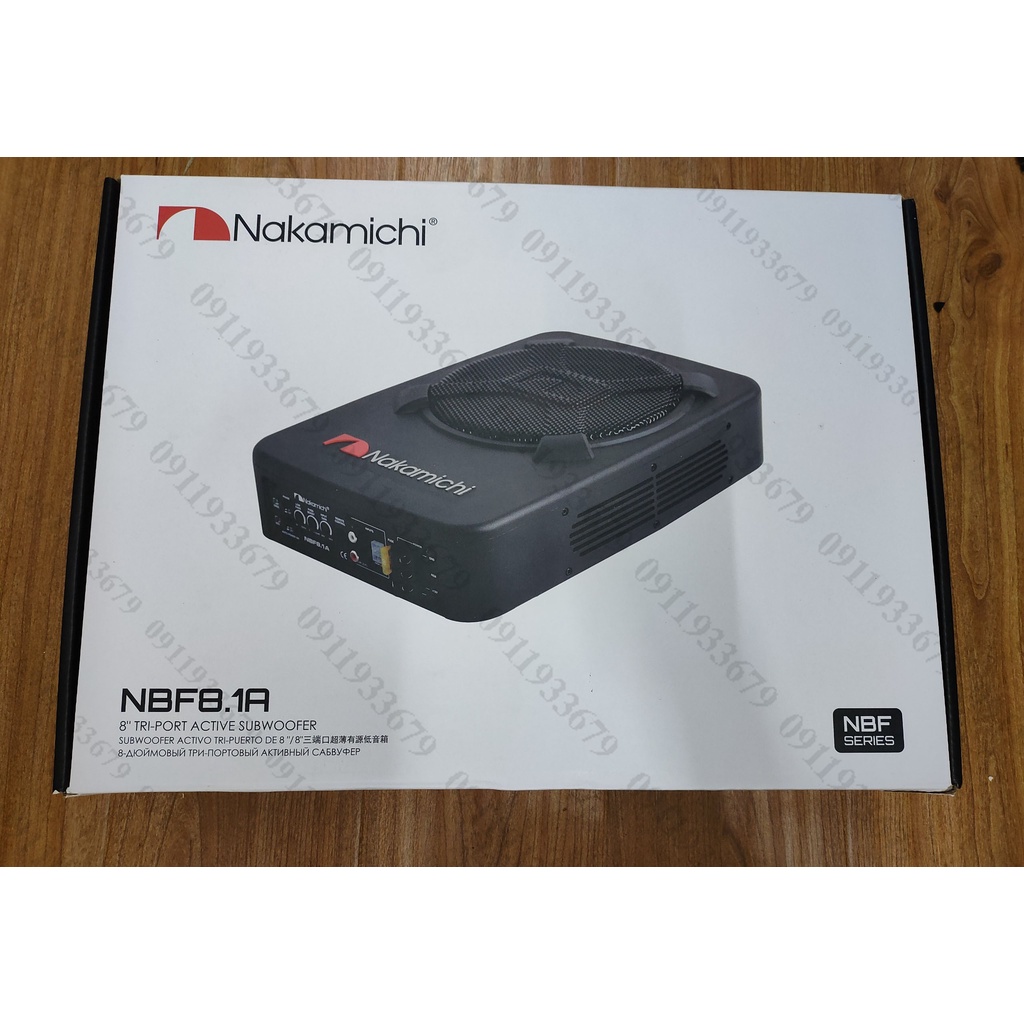 HCM-Loa sub gầm ghế NAKAMICHI NBF8.1A -bảo hành 12 tháng