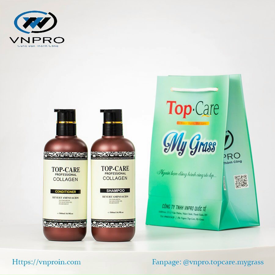 Cặp Dầu Gội - Xã TOP-CARE-ARGAN-OIL 500MLx2