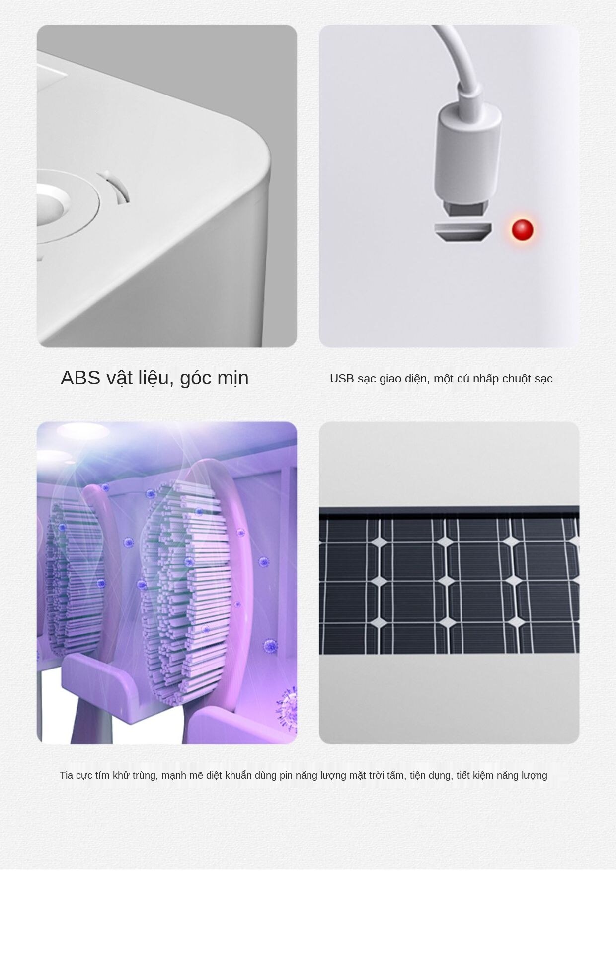 Giá Bàn Chải Đánh Răng Tia Cực Tím Khử Trùng Diệt Khuẩn Đa Năng Miễn Đục Lỗ | BigBuy360 - bigbuy360.vn