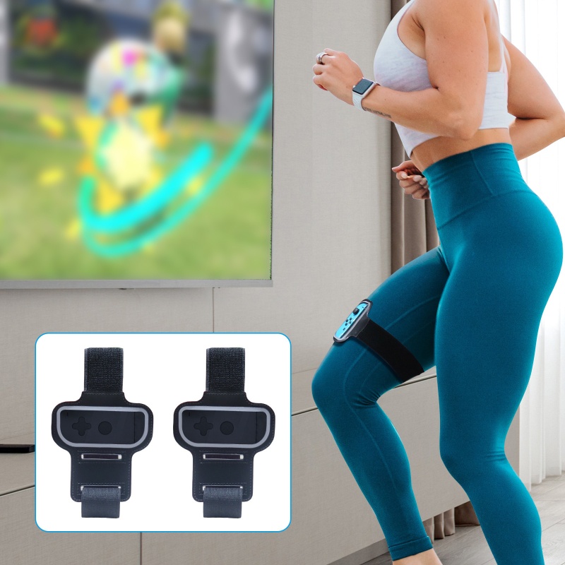 Bộ 2 Dây Đeo Chân Cố Định Máy Chơi Game Màu Đen Cho Người Lớn