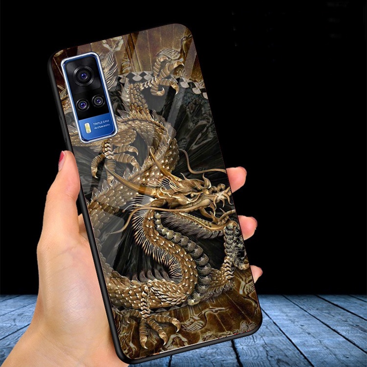 Ốp Lưng Kính 3D VIVO Y51 2020,Y53s ,Y72 5G Ốp lưng thế hệ mới cao cấp