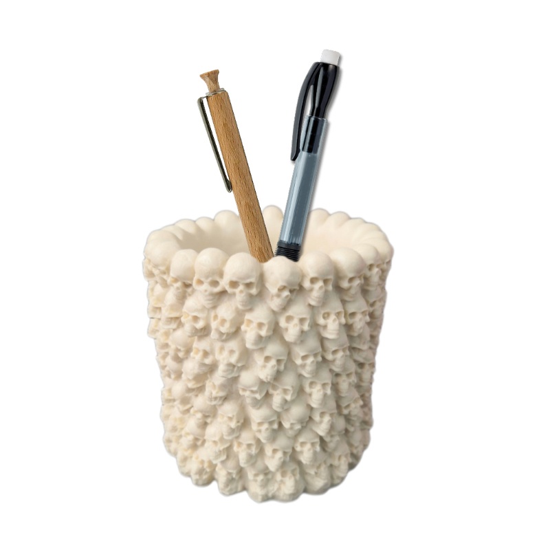 Khuôn Làm Xà Phòng Hình Đầu Lâu 3D