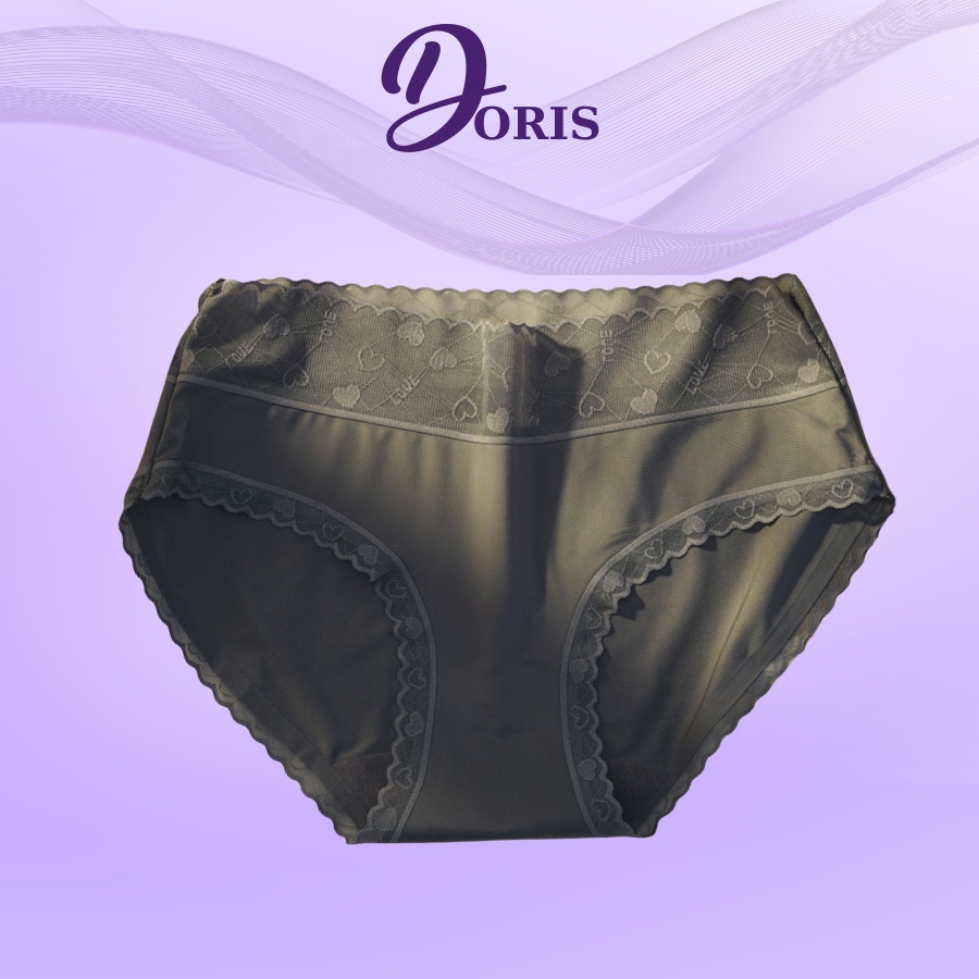 Quần Lót Cotton Mềm Mại Phối Ren Tim Xinh Xắn DORIS 9909