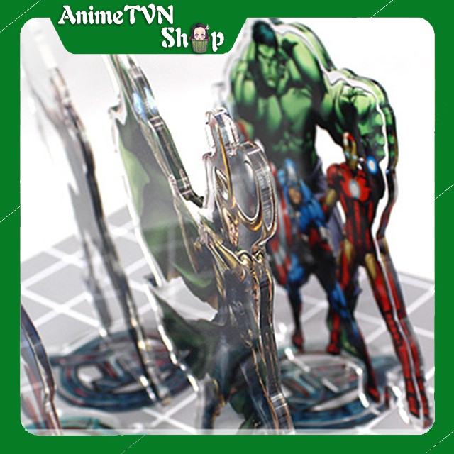 Tượng Mica Standee Biệt đội siêu anh hùng Avenger (Marvel) - Nhựa Cứng Acrylic In nhiều chi tiết sắc nét