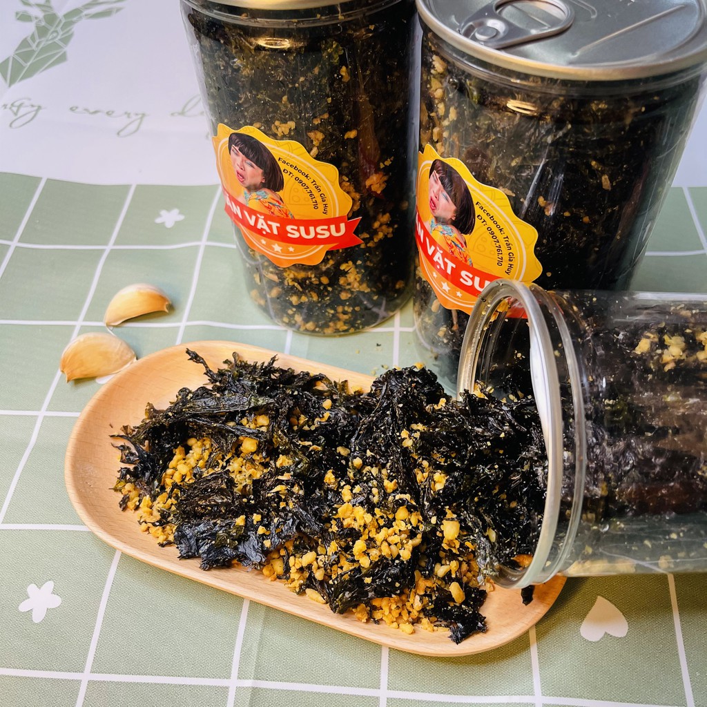 Rong Biển Cháy Tỏi Ăn Liền 150g | BigBuy360 - bigbuy360.vn