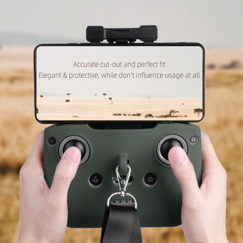 Bộ vỏ silicone bảo vệ kèm dây đeo cho máy bay điều khiển từ xa DJI Mavic Air 2 | BigBuy360 - bigbuy360.vn