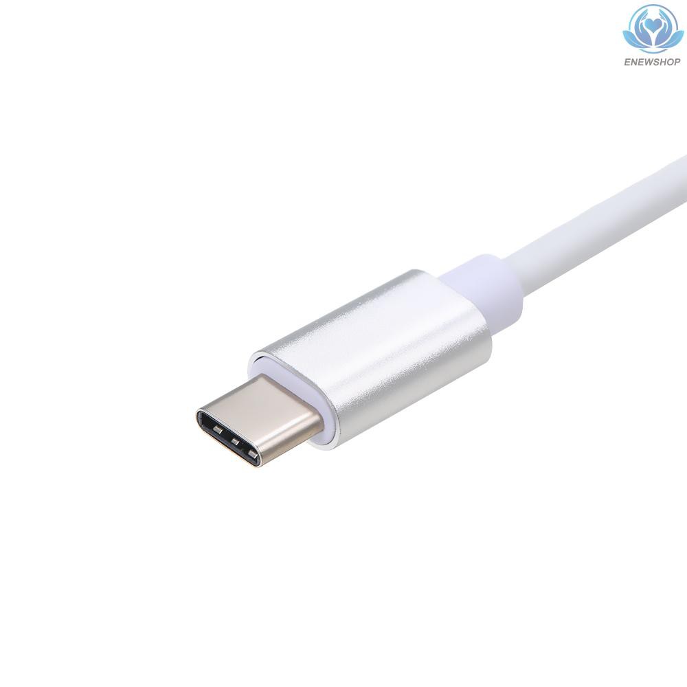 Bộ Chia Cổng Usb 3.1 Type C Đa Cổng Usb 3.0 Kiêm Đầu Đọc Thẻ Nhớ Đa Năng 5 Trong 1