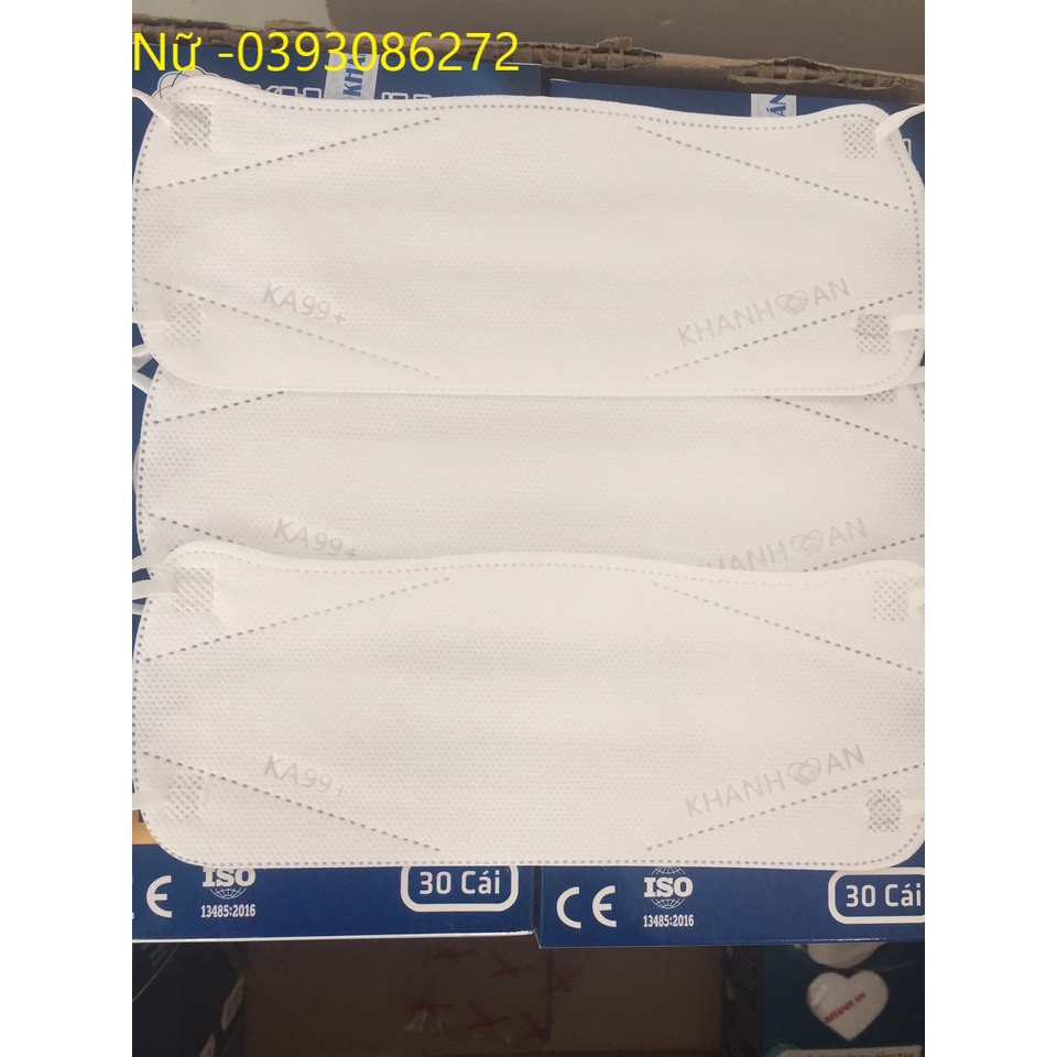 Khẩu trang y tế KA99+  Khánh An công nghệ Hàn Quốc thiết kế 4D ôm vừa vặn đường cong khuôn mặt - Nsafe
