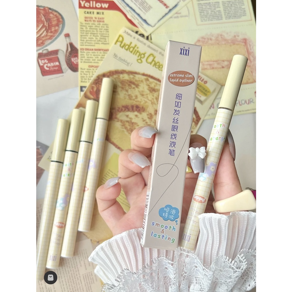 Bút Kẻ Mắt Xixi Chống Thấm Nước Và Mồ Hôi Không Dễ Lem Tự Nhiên Mềm Mượt