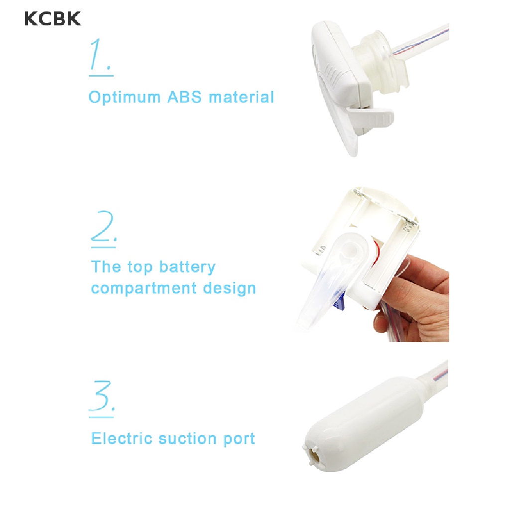 KC Automatic Drinking Straw Press Magic Tap For Spill Water Pump Durable Dispenser BK