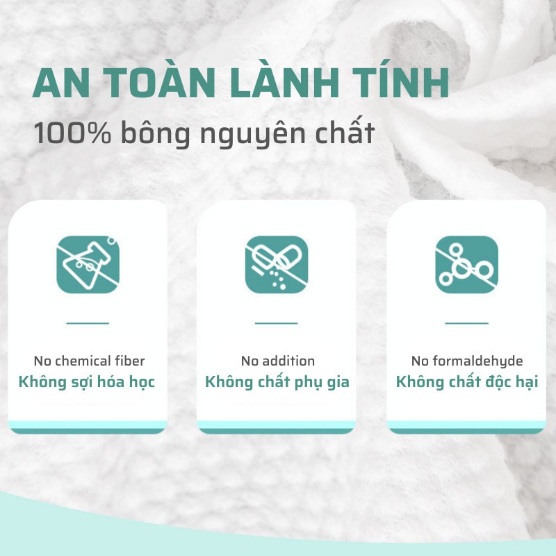 Khăn mặt khô Oron dùng 1 lần lau khô, ướt, tẩy trang siêu sạch