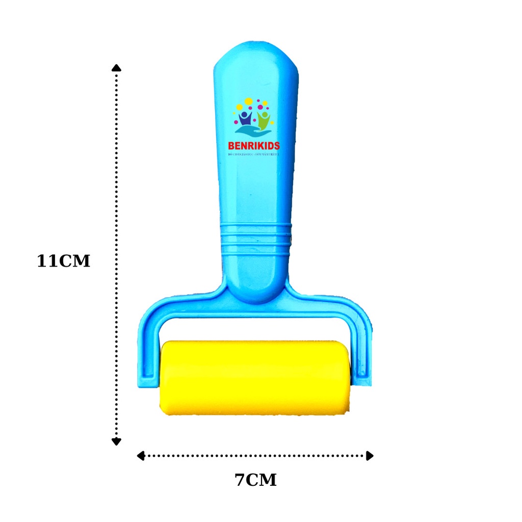Đất Nặn 12 Màu An Toàn Cho Bé Gồm 4 Khuôn Tạo Hình Và 1 Thanh Lăn Cho Bé Thỏa Sức Sáng Tạo