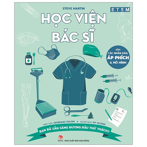 Sách - Stem Học Viện: Lập Trình Viên, Nhà Khoa Học, Bác Sĩ, Phi Hành Gia, Bác Sĩ Thú Y, Kiến Trúc Sư, Phi Công, Kĩ Sư