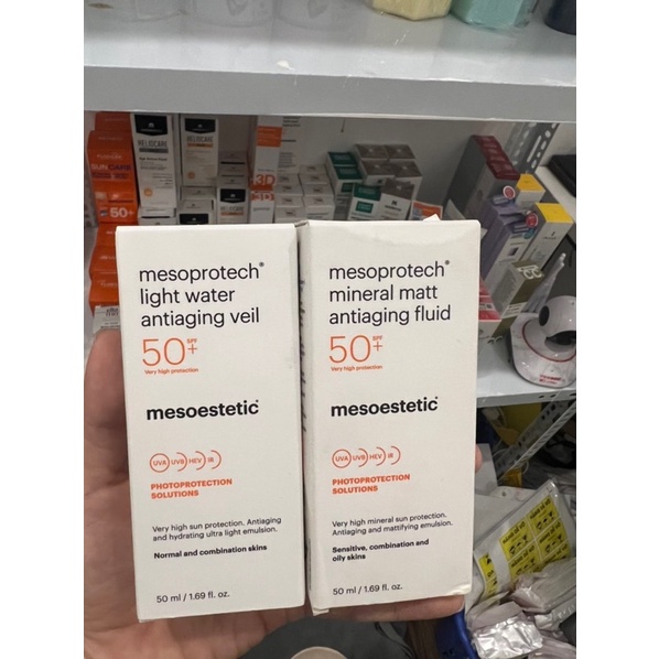 Kem chống nắng Mesoestetic chống lão hóa spf 50 50ml mẫu mới
