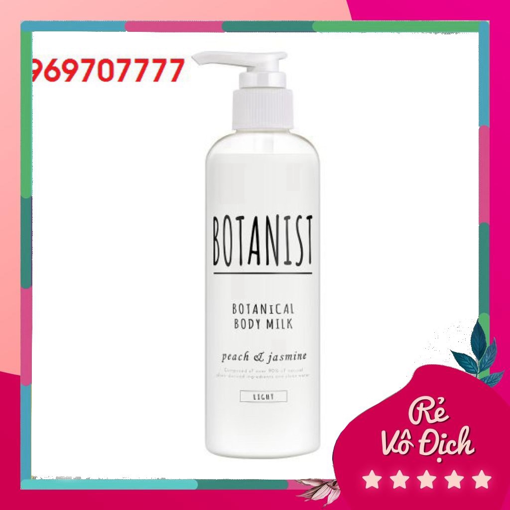 dhtn  SỮA DƯỠNG THỂ BOTANIST – BOTANICAL BODY MILK – Nhật Bản