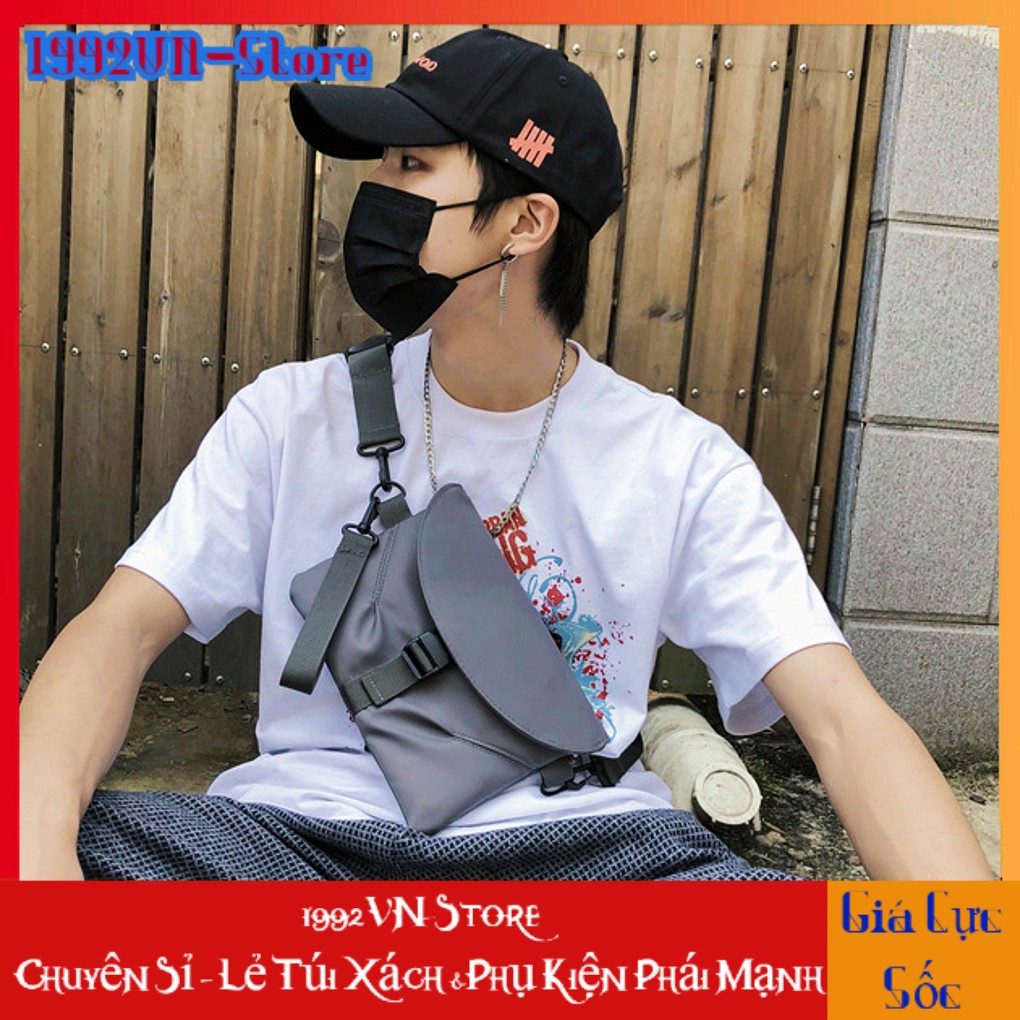 🎁 CÓ VIDEO 🎁 Túi nam đeo chéo cầm tay thời trang hàn quốc đẹp rẻ mẫu mới hot nhất 2020 kèm ảnh thật - TDCN30