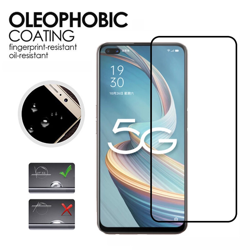 OPPO Reno 4Z 5G Tempered Glass Full Cover Screen Protector for OPPO Reno4 Z 4 3 Pro 2F 2 10X Zoom Protective Temperd Glass and Camera Protector