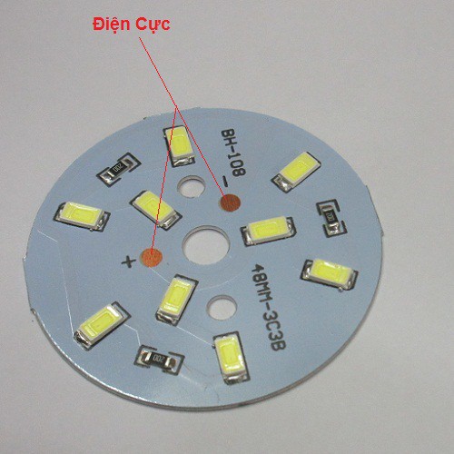 Nhân Led Chip Led 9V 5W Chế Đèn Pin, Bóng Đèn 9V