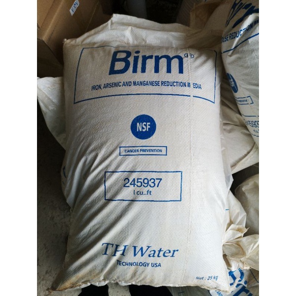 1 Kg Birm , vật liệu chuyên sử lý sắt, phèn