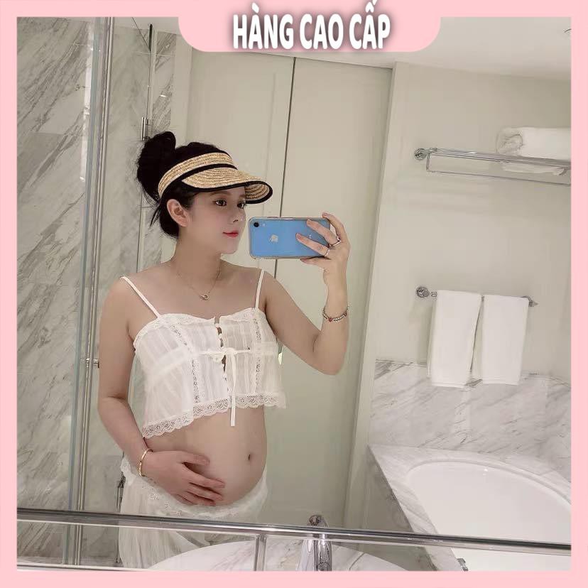Bộ đồ ngủ sexy quần đùi áo croptop hai dây gợi cảm | BigBuy360 - bigbuy360.vn