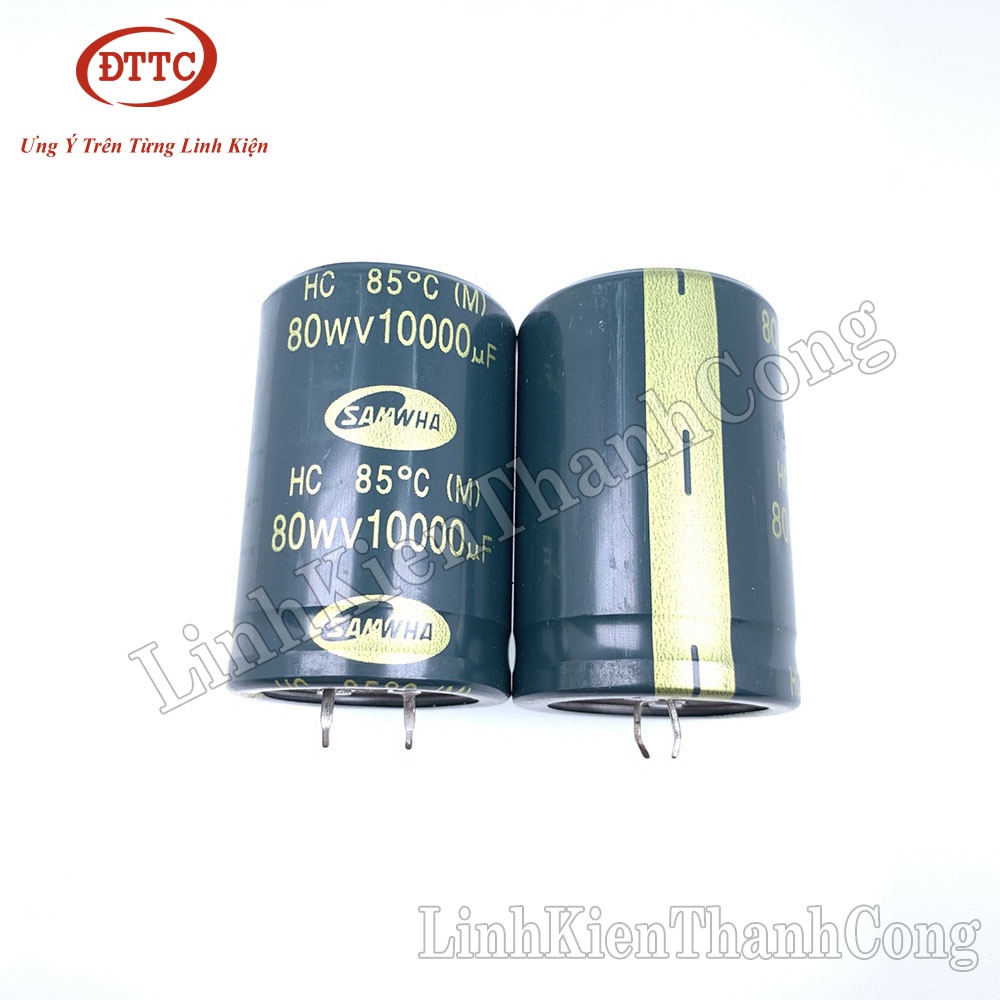 Tụ Hóa SAMWHA 10000uF 80V (35x50mm)