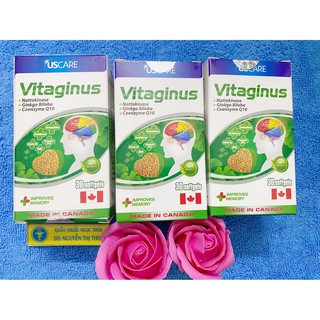 Bổ não vitaginus - canada - tăng cường trí nhớ - lưu thông máu não - ảnh sản phẩm 1