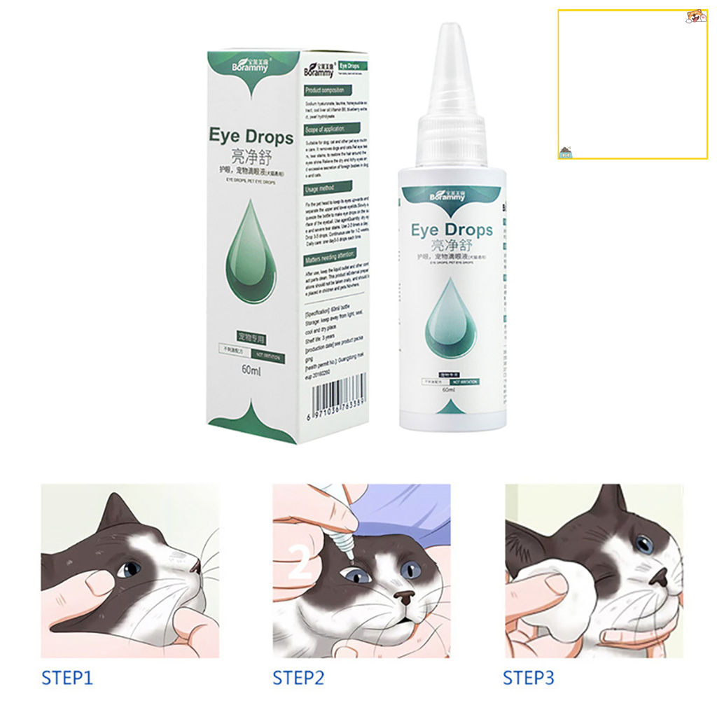 DROPS (Hàng Mới Về) Dung Dịch Làm Sạch Vùng Da Mắt An Toàn Cho Thú Cưng