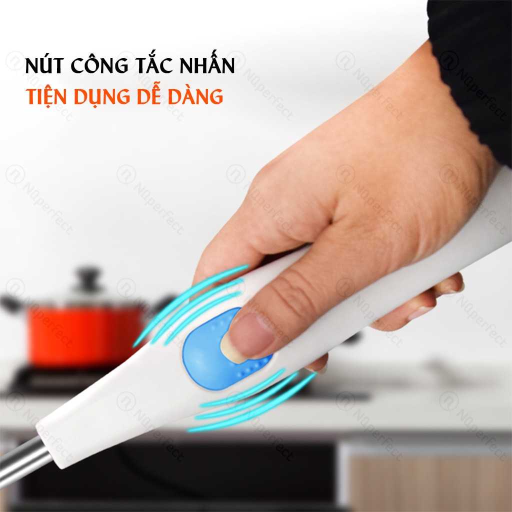 Cây mồi bếp ga nâng cấp dài 37.8cm (bằng điện tử, bằng pin 1.5v) đánh lửa cực nhạy, an toàn hơn