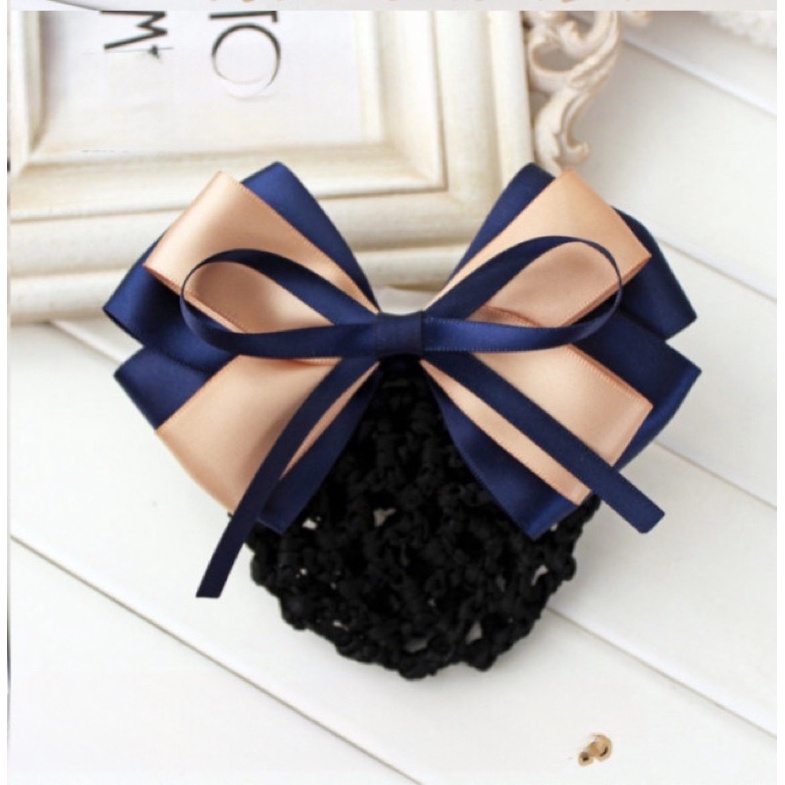 Kẹp tóc búi lưới handmade