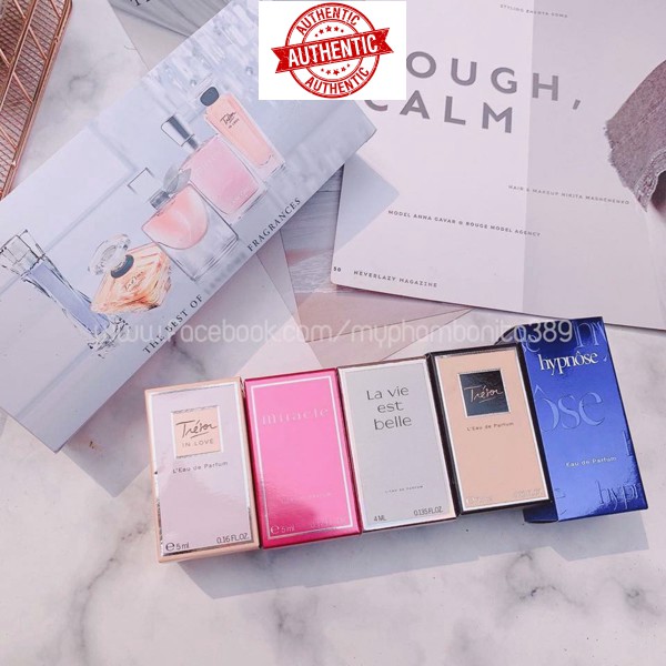 [Mã chiết khấu giảm giá mỹ phẩm sỉ chính hãng] Set Nước Hoa Lancome Mini 5 Chai