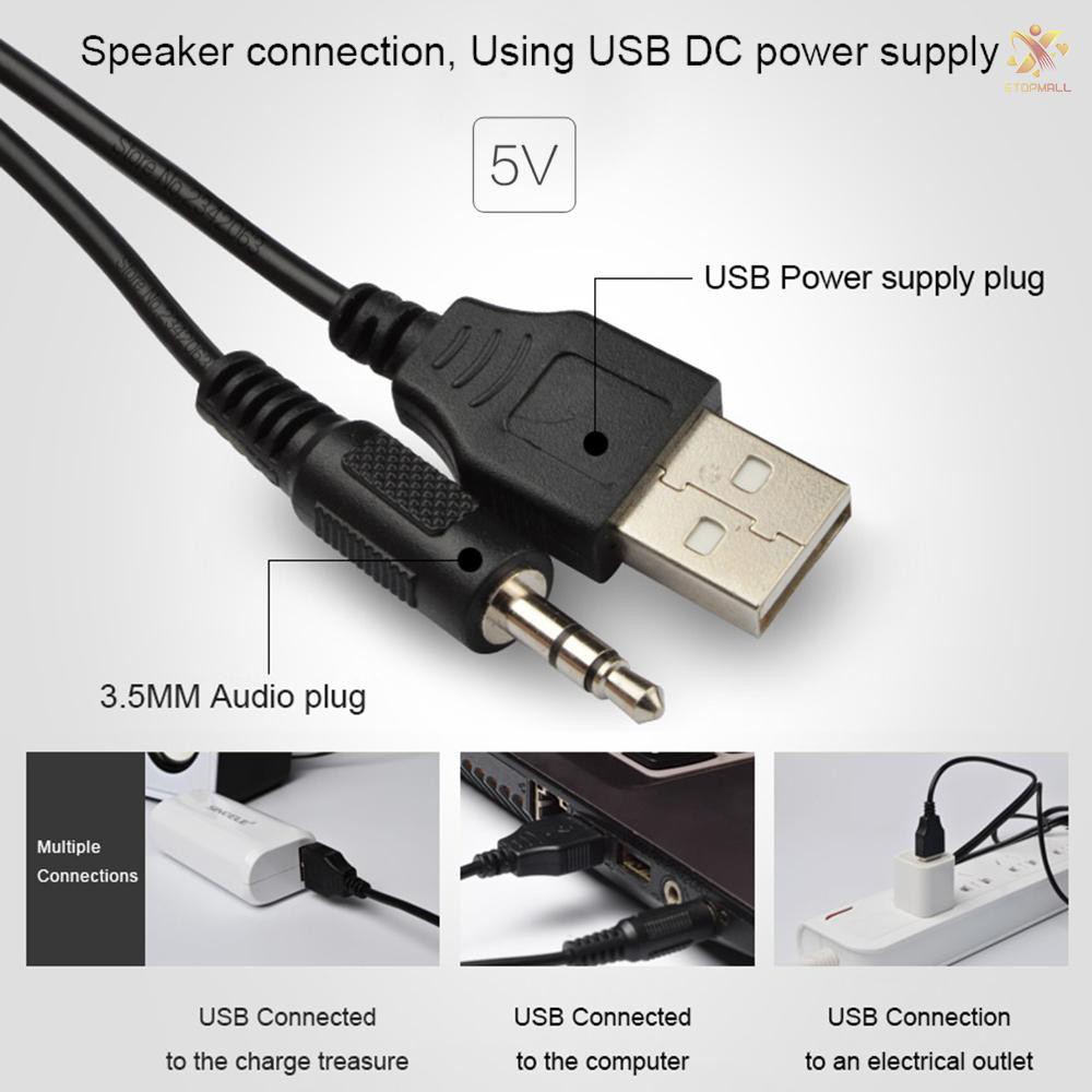 Bộ Loa Âm Thanh Siêu Trầm B' E &amp; T Sada D-202 Usb Chuyên Dụng