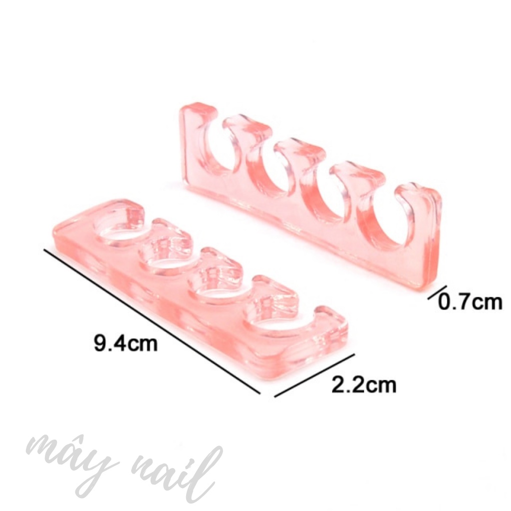 Tách ngón chân SiLiCon , Kẹp tách ngón chân nail 1 cặp