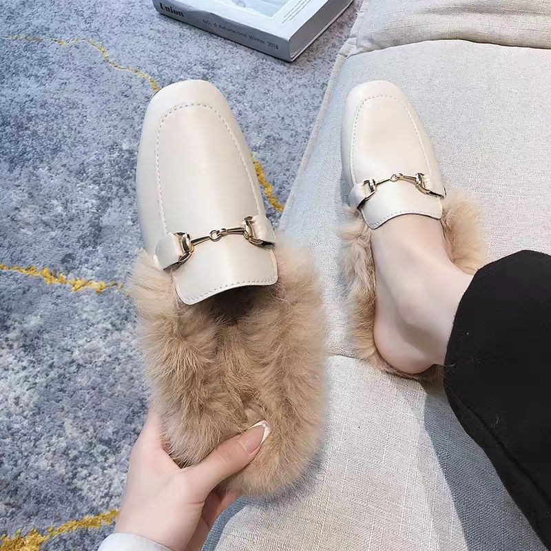 (Video/Sẵn 36,37,38) Dép sục lót lông thời trang A23 | BigBuy360 - bigbuy360.vn