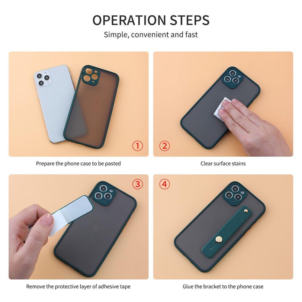 Giá Đỡ Điện Thoại Bằng Silicon Màu Kẹo Chống Trượt Tiện Dụng