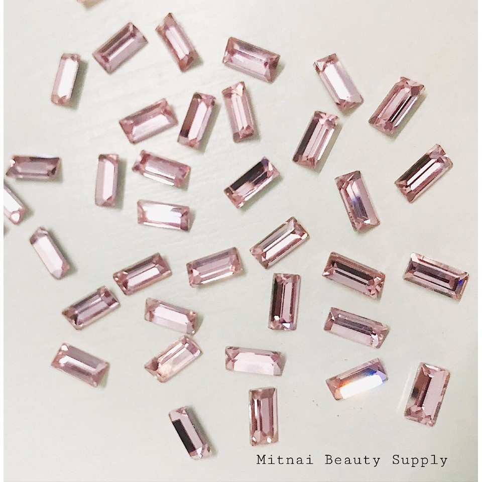 đá khối nails light rose color