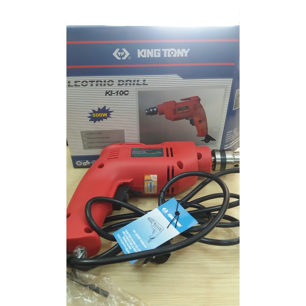 Máy khoan Kingtony đầu 10 sắt KI-10C 500W