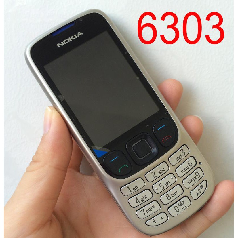 [Mã ELMS5 giảm 7% đơn 300K] [Freeship toàn quốc từ 50k] Điện Thoại Nokia 6303 main zin chính hãng, vỏ mới