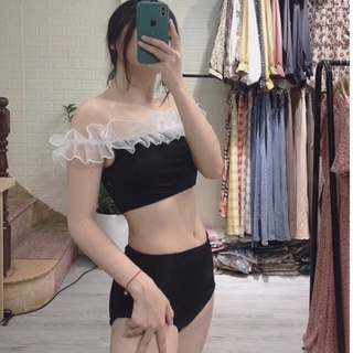 Bikini bộ đồ bơi hai mảnh phối ren bhv072