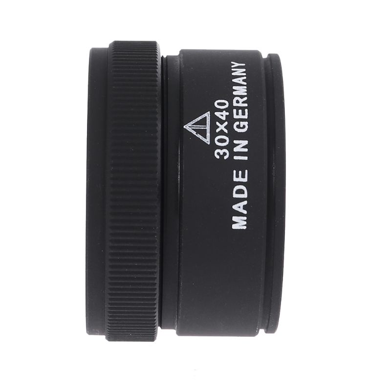 Kính lúp quang học phóng to 30X bỏ túi gọn nhẹ 40mm cho thợ làm trang sức đồng xu tem dán