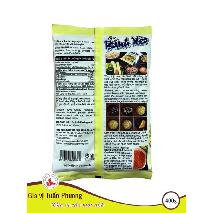 Bột Bánh Xèo Tuấn Phương 400g