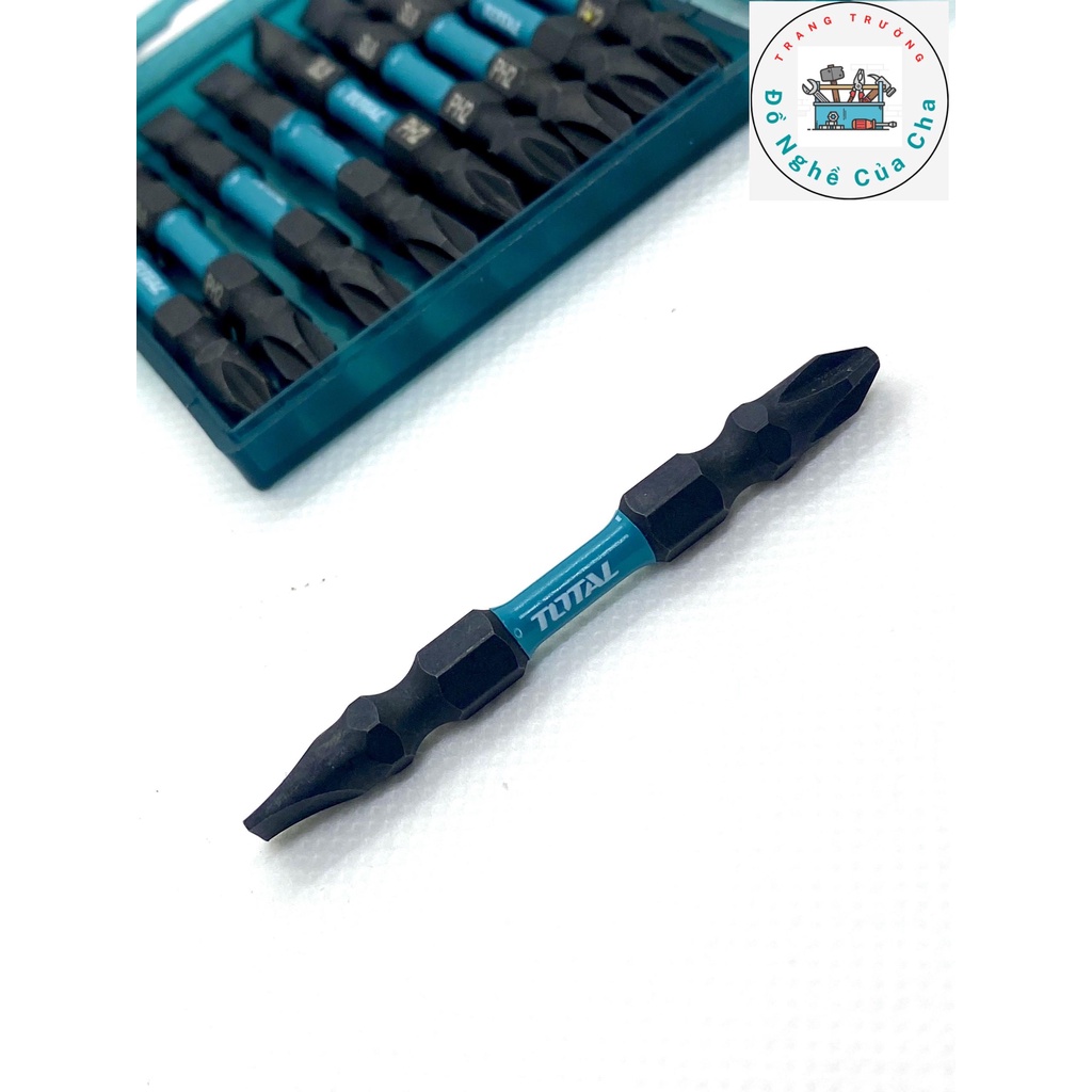 1 Mũi bắt vít hai đầu PH2+SL6.0*1.0x65 mm  total TACIM16HL133